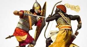 nubian fight european