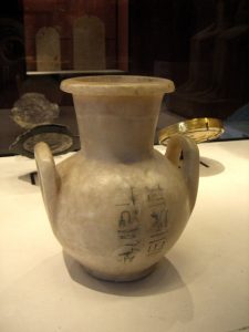 Alabaster vase of Djehuty