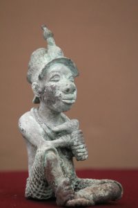 Nigeria Bronze sculpture statue 1