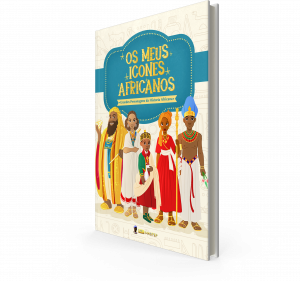 Os Meus Icones Africanos - Maquette Mockup - Portuguese book