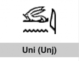 Uni - Weni - Autobiography - hieroglyphic - Glyph