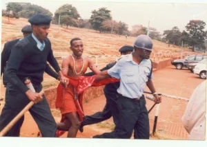 Maasai man police